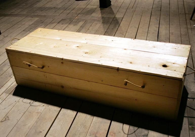 Tilting Covid-19 bodies in the coffin
