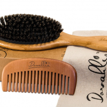 Brush made from boar bristle